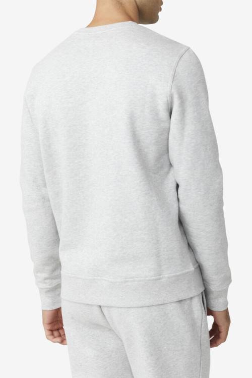 Light Grey Men's Fila Kieve Sweatshirts | Fila251DE