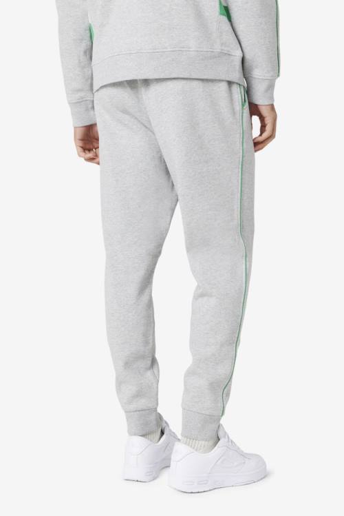 Light Grey / White Men's Fila Townes Jogger Pants | Fila568TG