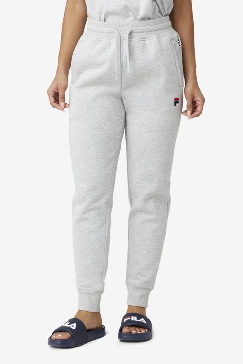 Light Grey Women's Fila Chardon Jogger Pants | Fila462GI