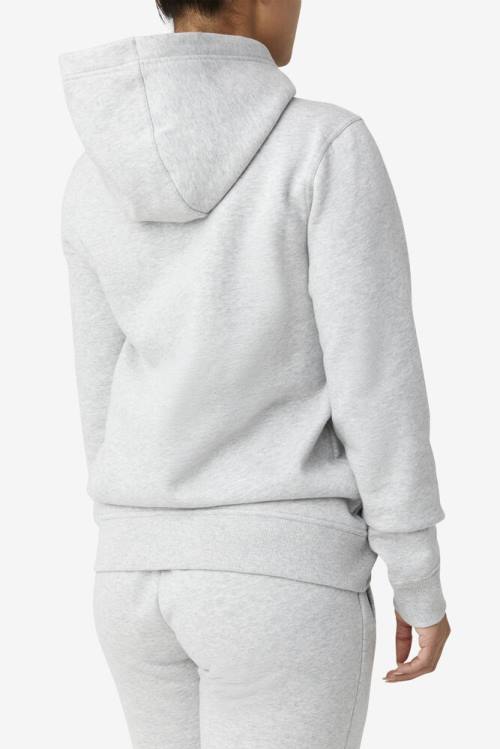 Light Grey Women's Fila Godfrey Hoodie | Fila698MY