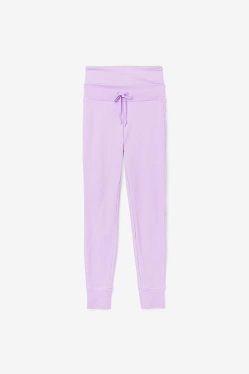 Light Purple Women\'s Fila Jordyn Thermal Jogger Pants | Fila196PH