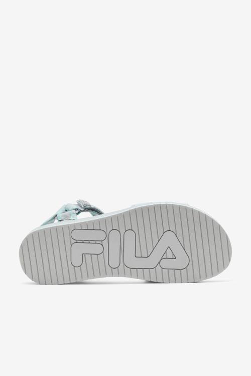 Light Turquoise Men's Fila Drifter Ts Bandana Sandals | Fila064QL