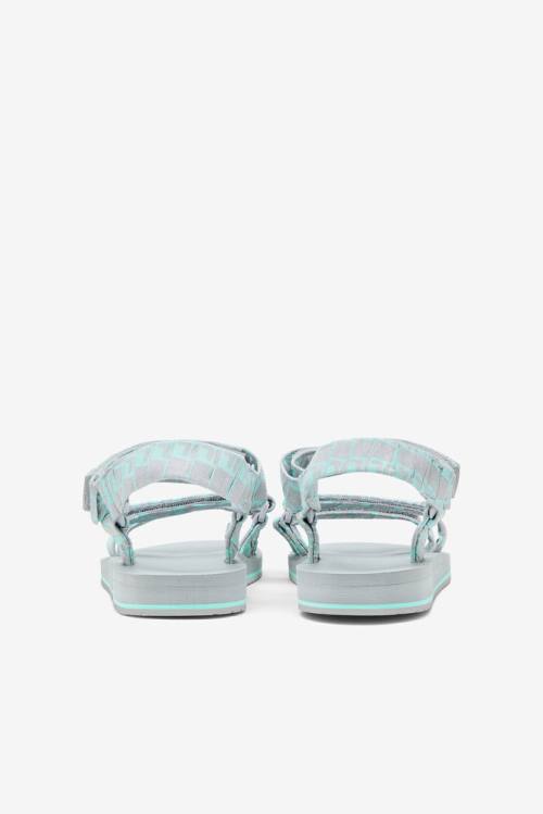 Light Turquoise Men's Fila Drifter Ts Bandana Sandals | Fila064QL