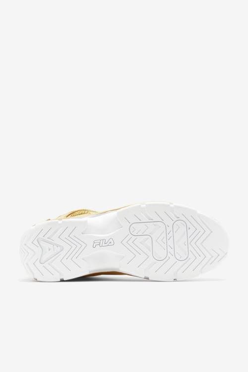 Metal Gold Men's Fila Grant Hill 2 Metallic Sneakers | Fila560UP