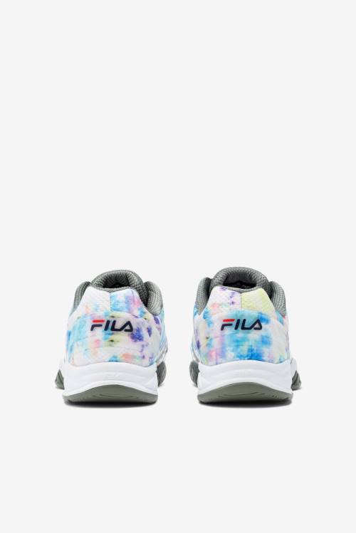 Multicolor / White / Green Men's Fila Axilus 2 Energized Tennis Shoes | Fila297MH