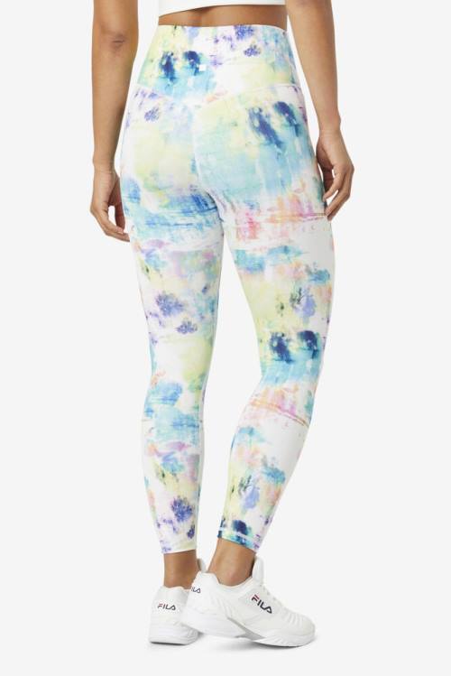 Multicolor Women's Fila Forza Sleek 7/8 Leggings | Fila842YU