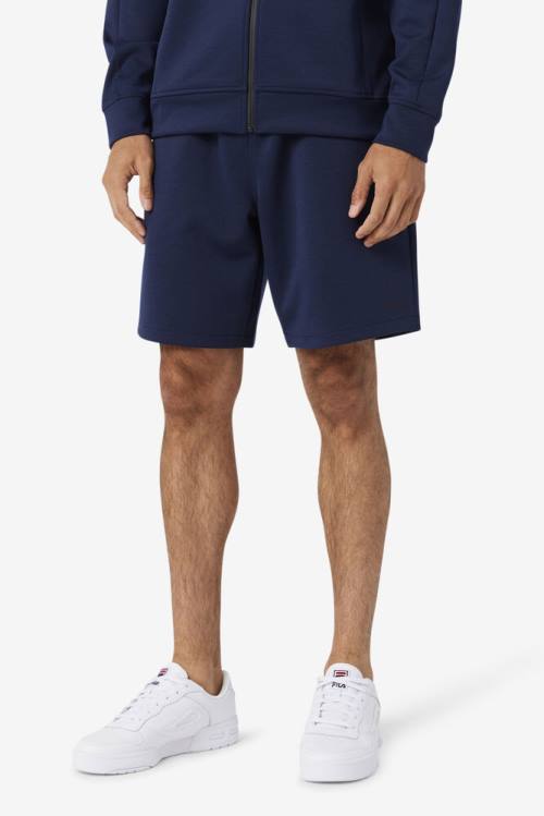 Navy / Black Men's Fila Balban Shorts | Fila059GR