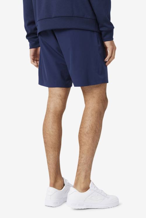 Navy / Black Men's Fila Finula Shorts | Fila738TM