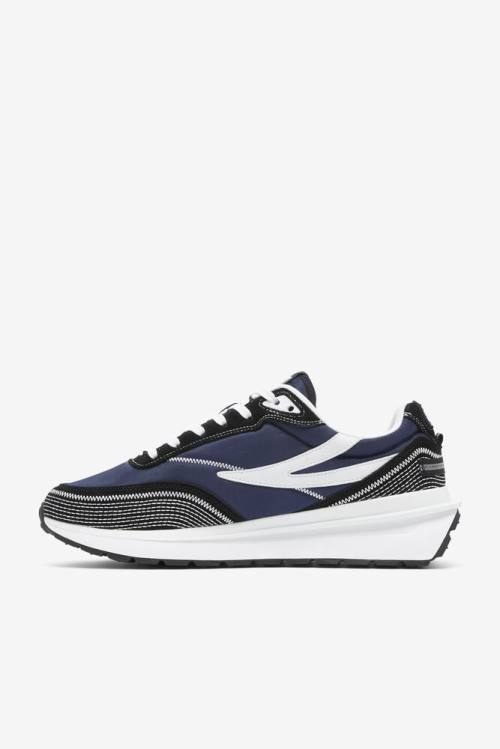 Navy / Black / White Men's Fila Renno X Krost Sneakers | Fila785VR