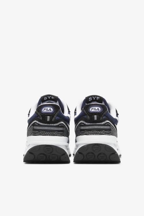 Navy / Black / White Men's Fila Renno X Krost Sneakers | Fila785VR