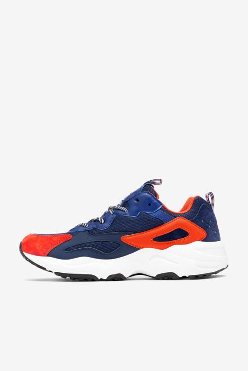 Navy / Blue / Red Men's Fila Ray Tracer Sneakers | Fila625JZ