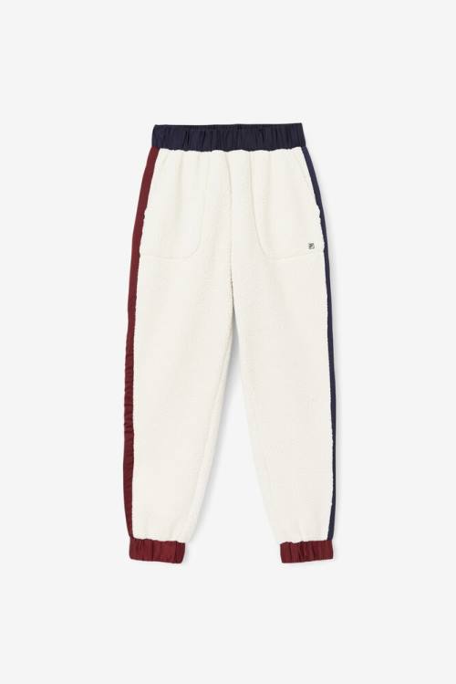 Navy / Brown Women\'s Fila Malia Jogger Pants | Fila189ZL