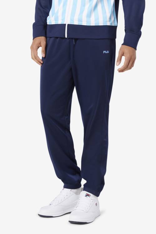 Navy Men's Fila Argentina Track Pants | Fila649GI