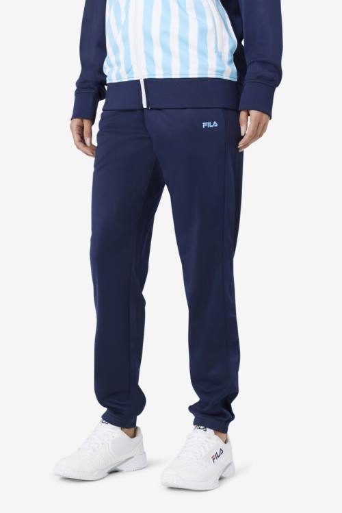 Navy Men's Fila Argentina Track Pants | Fila649GI