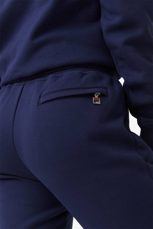 Navy Men's Fila Chardon Jogger Pants | Fila710NE