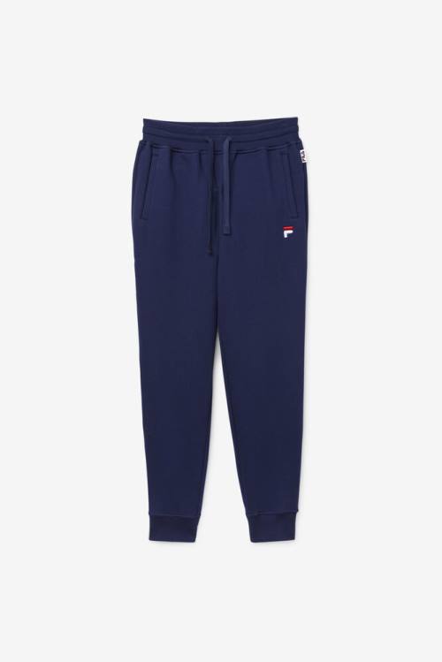 Navy Men\'s Fila Chardon Jogger Pants | Fila710NE