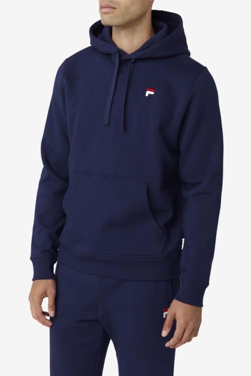 Navy Men's Fila Godfrey Hoodie | Fila254XS