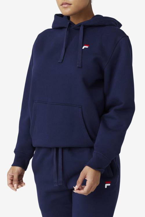 Navy Men's Fila Godfrey Hoodie | Fila254XS