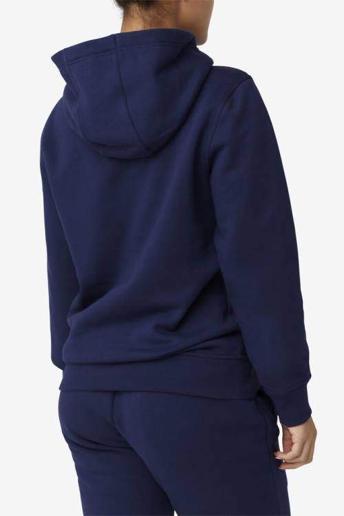 Navy Men's Fila Godfrey Hoodie | Fila254XS