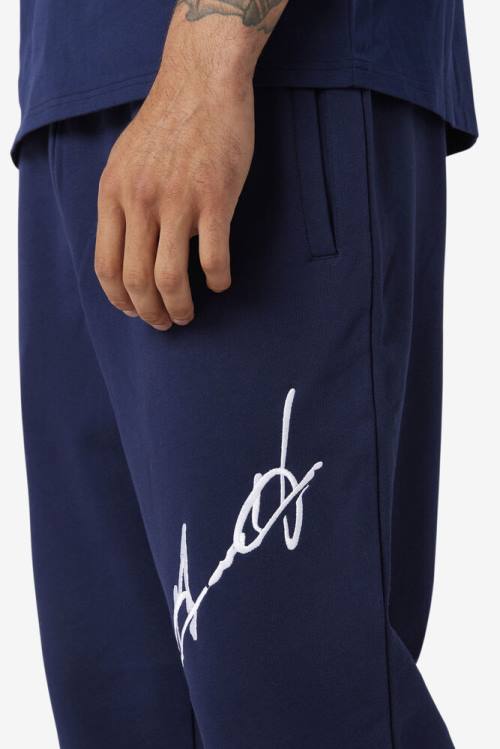 Navy Men's Fila Grant Hill Orson Pants | Fila967HO