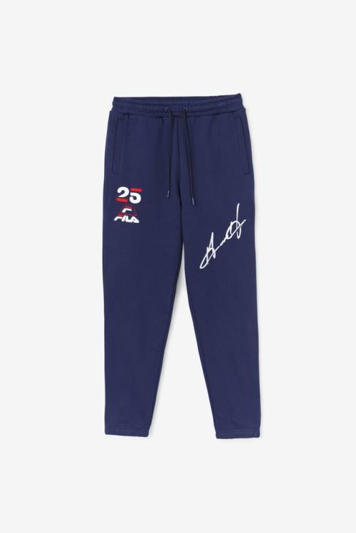 Navy Men\'s Fila Grant Hill Orson Pants | Fila967HO