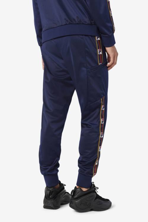 Navy Men's Fila Jaxson Pants | Fila346TV