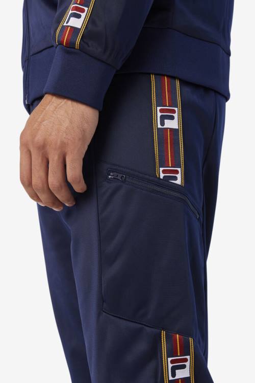 Navy Men's Fila Jaxson Pants | Fila346TV