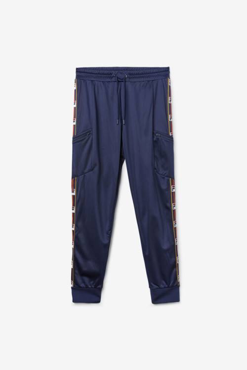 Navy Men\'s Fila Jaxson Pants | Fila346TV