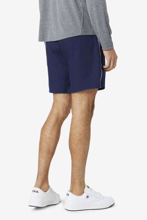 Navy Men's Fila Pickleball Shorts | Fila306EC