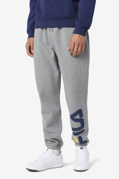 Navy Men's Fila Sunday Jogger Pants | Fila248VN