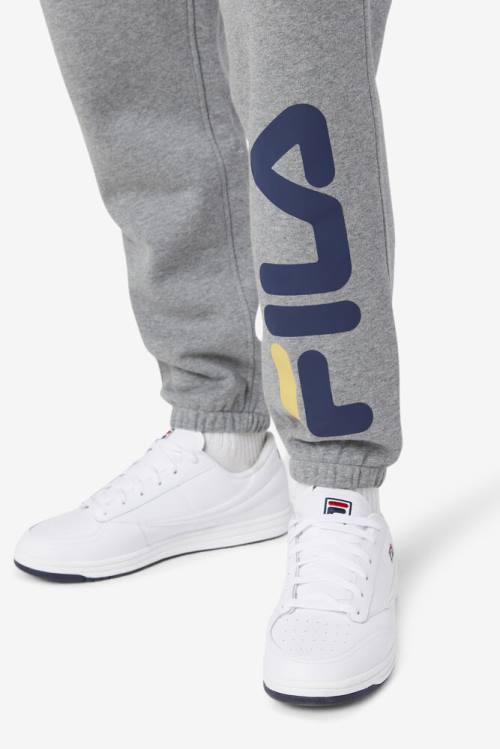 Navy Men's Fila Sunday Jogger Pants | Fila248VN