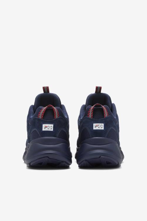 Navy Men's Fila Trigate X Brooks Brothers Sneakers | Fila273GD