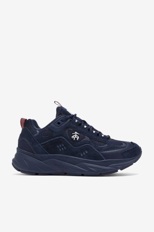 Navy Men\'s Fila Trigate X Brooks Brothers Sneakers | Fila273GD