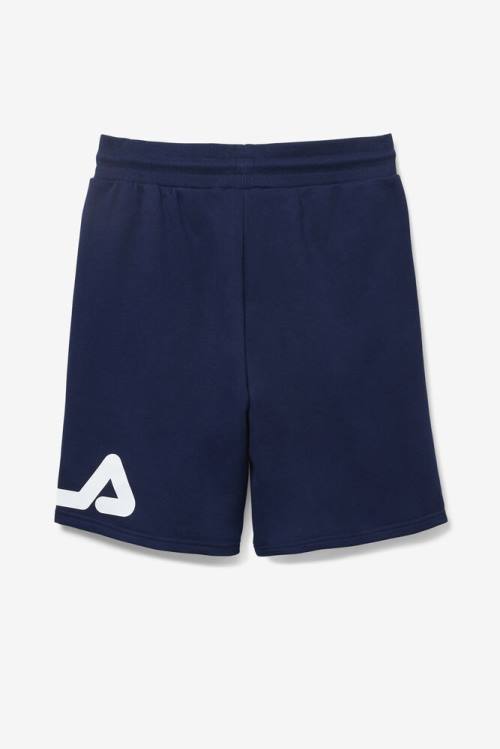 Navy Men's Fila Zeshawn Shorts | Fila839UG