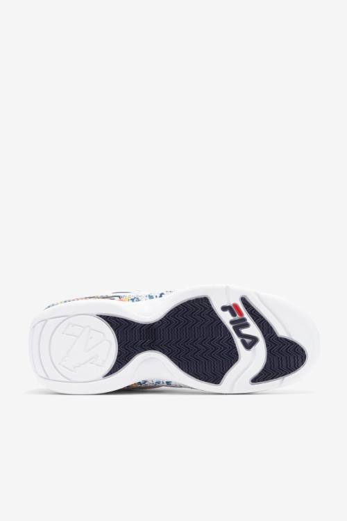 Navy / Multicolor / White Men's Fila Grant Hill 3 Diy Sneakers | Fila945ZT