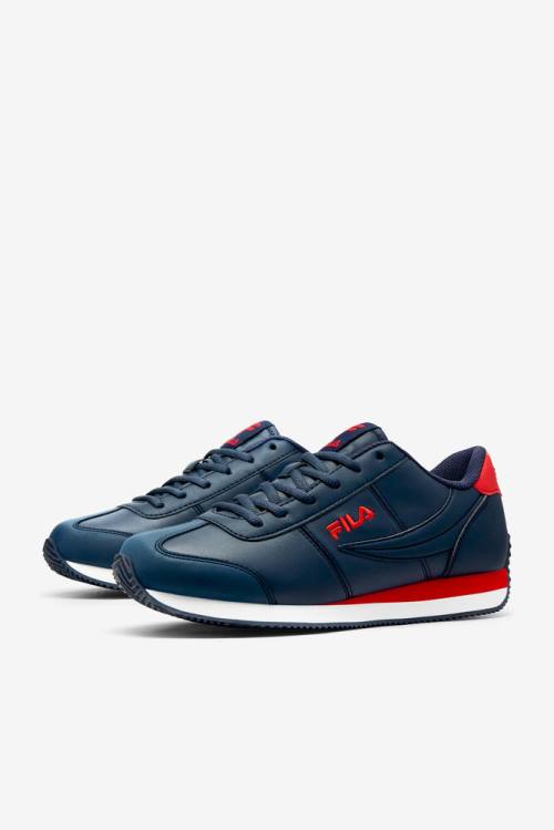 Navy / Red / White Men's Fila Province Sneakers | Fila627FI