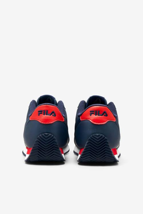 Navy / Red / White Men's Fila Province Sneakers | Fila627FI