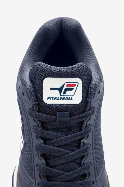 Navy / Red / White Men's Fila Volley Zone Sneakers | Fila164AB