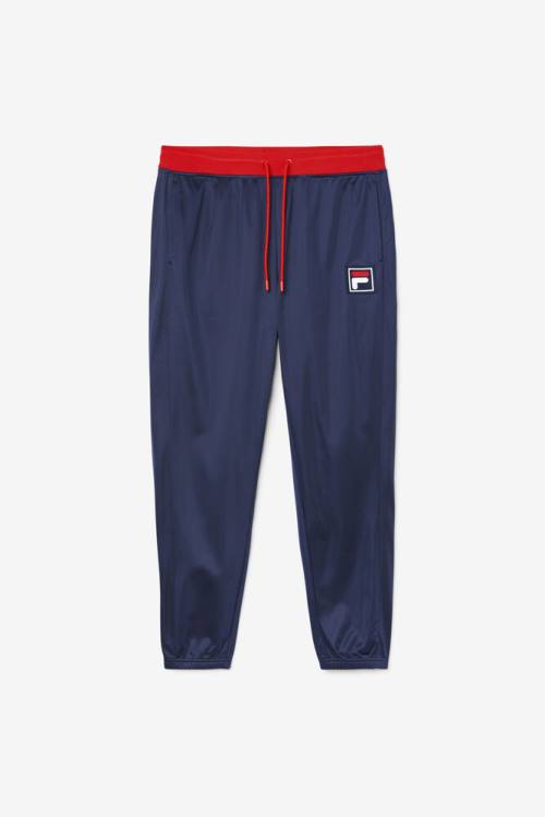 Navy / Red / White Men\'s Fila Wayan Track Pants | Fila741QA