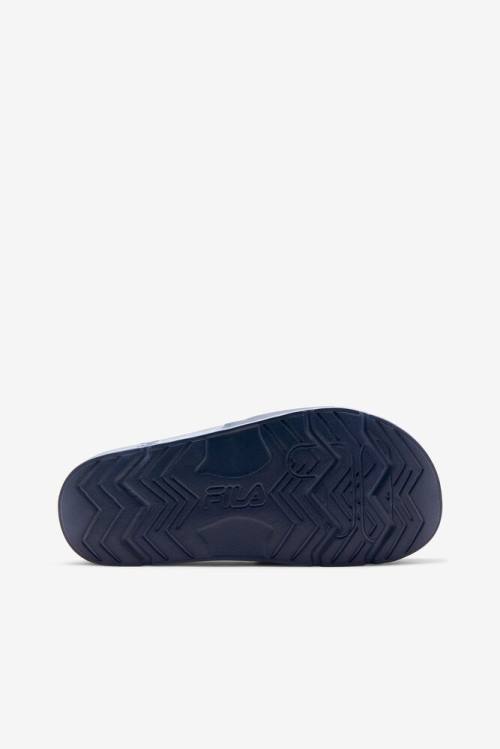 Navy / Red / White Women's Fila Drifter Slides | Fila263XK