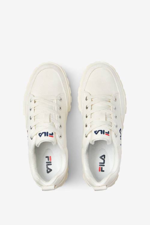 Navy / Red Women's Fila Sandblast Low Sneakers | Fila103SZ