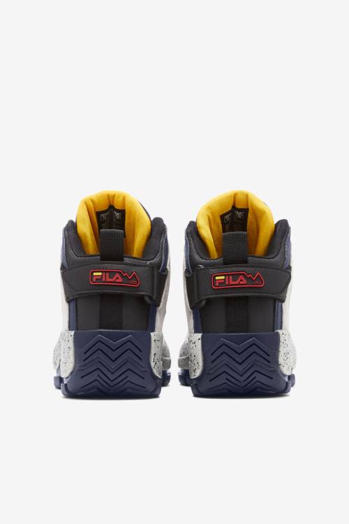 Navy / Silver / Black Men's Fila Grant Hill 2 Outdoor Boots | Fila367IY