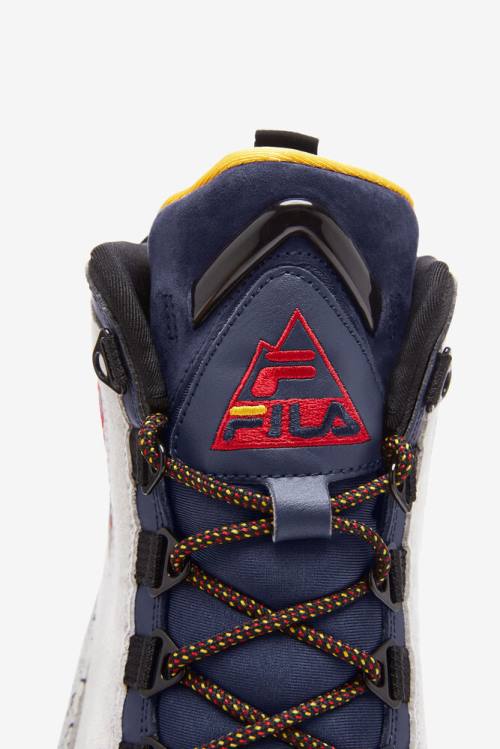 Navy / Silver / Black Men's Fila Grant Hill 2 Outdoor Boots | Fila367IY