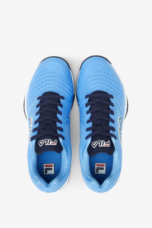 Navy / White Men's Fila Axilus 2 Energized Tennis Shoes | Fila149UN