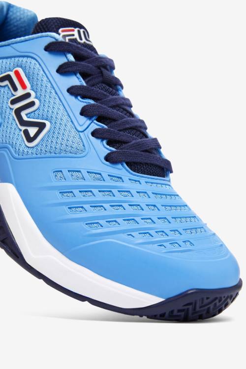 Navy / White Men's Fila Axilus 2 Energized Tennis Shoes | Fila149UN