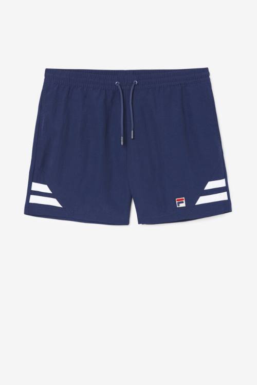 Navy / White Men\'s Fila Vantage Swim Shorts | Fila432CL