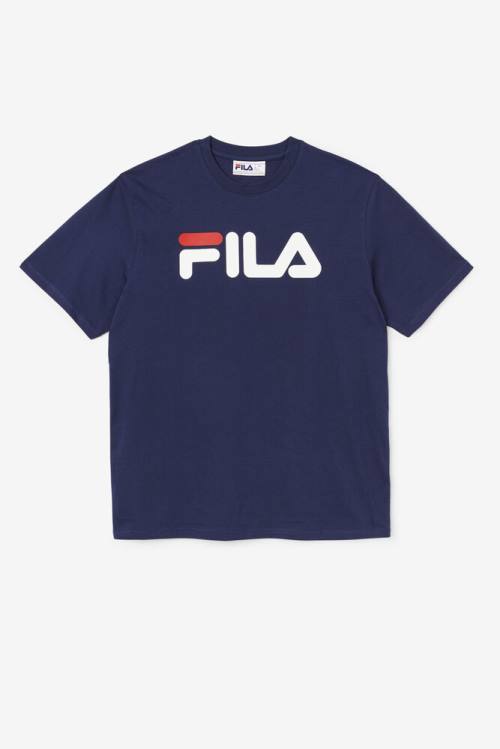 Navy / White / Red Men\'s Fila Eagle Tee T Shirts | Fila329YS