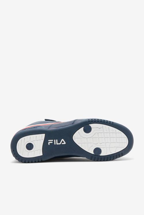 Navy / White / Red Men's Fila F-13 Sneakers | Fila408MC