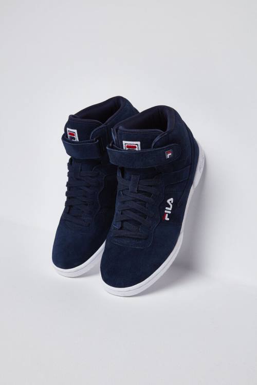 Navy / White / Red Women\'s Fila F-13 Premium Sneakers | Fila430SV