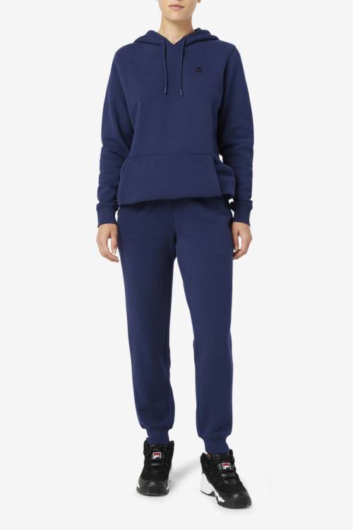 Navy Women's Fila Avah Jogger Pants | Fila308GY